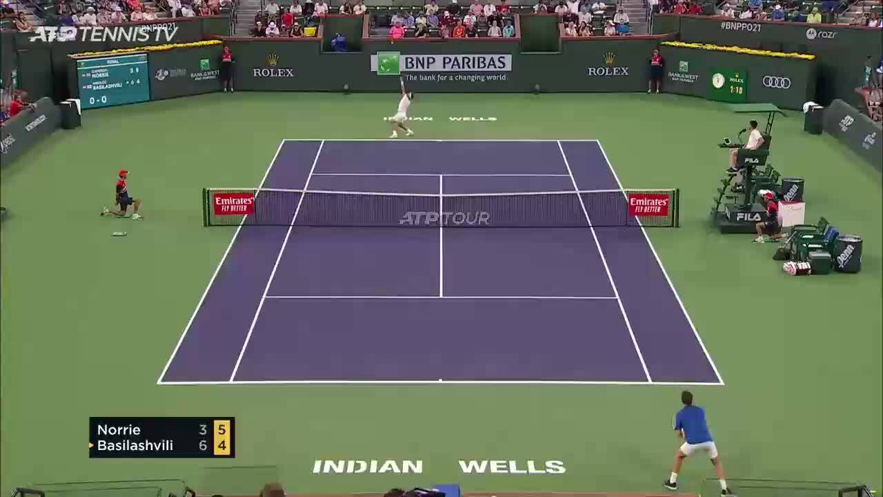 Nori đã giành được 1000 Masters đầu tiên tại Indian Wells