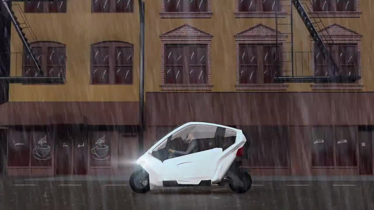 Cốp xe máy điện giống ô tô của nhóm khởi nghiệp Việt
